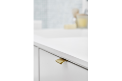 Greep edge straight ba20 l40 alu geborsteld goud